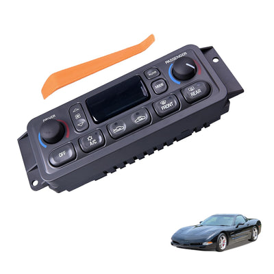 09352181 Módulo de control de climatización HVAC delantero, panel de aire acondicionado, compatible con Corvette C5 5.7L (1997-2004) | Reemplaza: 16256018, 16254311, 1626603, 10345293, 09380441
