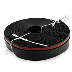 1/2 X 2.75 Inch X 35 Feet RV Slide Out Seal Base Wiper With Black Rubber Weather Stripping