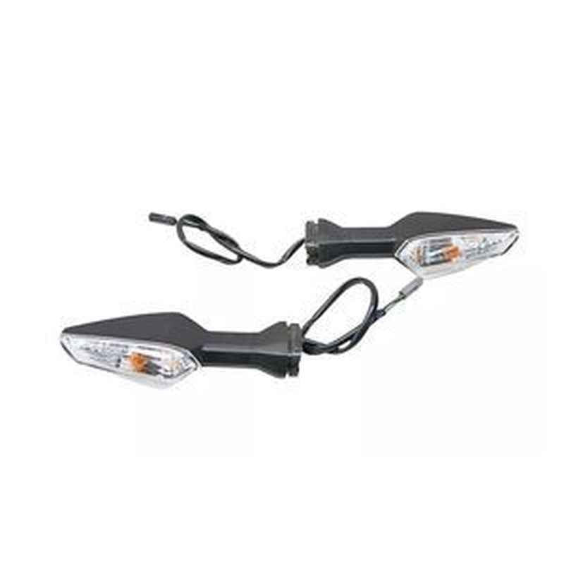 12V 1.5A Front Turn Signals Pair 23037-0537/23037-0538 for Kawasaki Ninja 400 2018-2023