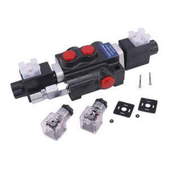 12V DC Double Acting Hydraulic Control Valve Spool for 13 GPM 3600 PSI