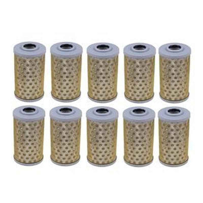 10-Piece Fuel Filter 1G311-43380 for Kubota D722/D902/Z482/Z602 Tractor
