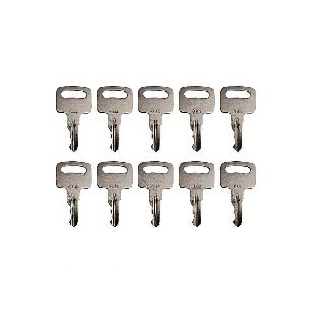 10 pcs Ignition Keys 455 for Genie Skyjack Terex Snorkel Manlift Upright Scissor Lift Boom Lifts - Buymachineryparts