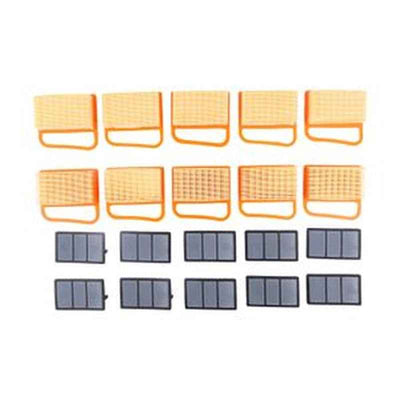 10 Sets Air Filter Kit 605-555 4238-141-0300 for Stihl TS410 TS420 TS480i TS500i