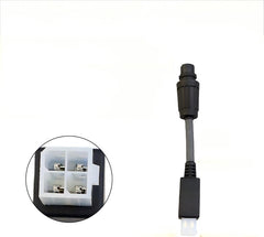 Adaptador de porta de diagnóstico de programação 102251501 compatível com o adaptador portátil Club Car para cabo de 4 pinos Curtis 1307, 1311 e 1313.