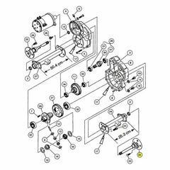 102886301 Golf Car Part Driver side axle assembly Compatible with Club Car electric 2007-up Precedent