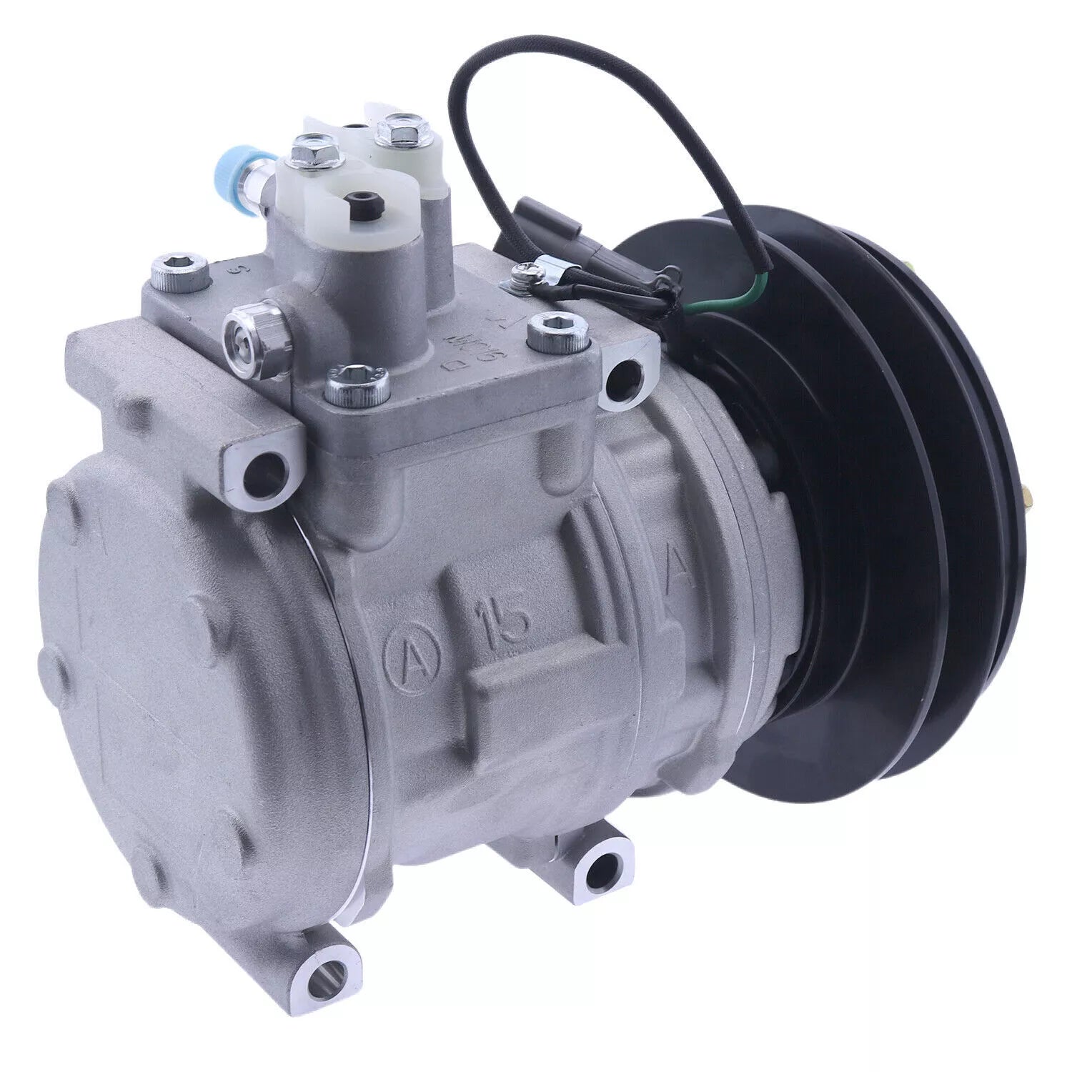 10PA15C A/C Compressor 195-911-8990 for Komatsu Bulldozer D155A-2 D155A-3 D155A-5 D275A-2 D275A-5 D475A-2 D475A-3 D85E-21