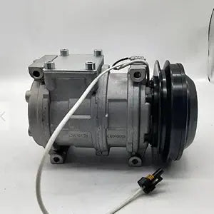 10PA17C A/C Compressor RE52454 for John Deere 300D 310E 410D 410E 710D 755D 450H 700H 750C 6610 6650 6710 6750