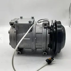 10PA17C A/C Compressor RE52454 for John Deere 300D 310E 410D 410E 710D 755D 450H 700H 750C 6610 6650 6710 6750