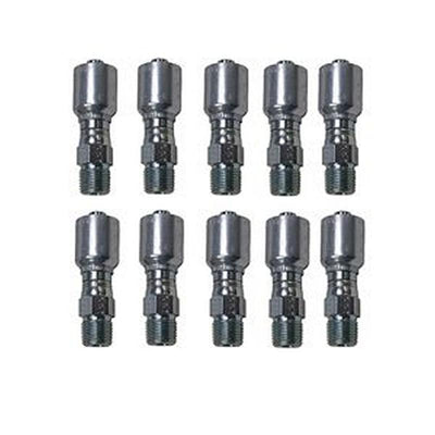 10PCS Hydraulic Hose Fitting With 1/4 Male Pipe Swivel 11343-4-4 for Parker