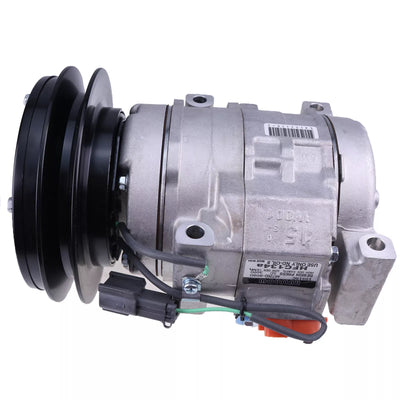 10S15C Air Conditioning Compressor 4431081 for John Deere Excavator 120C 160CLC 180 180CW