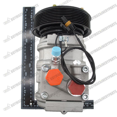 AC Compressor 10PA17C 447200-4930 447200-4932 447200-5031 4472004930 4472004932 4472005031 for John Deere Tractor - Buymachineryparts