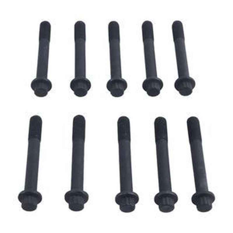 Cylinder Head Bolt Kit (10pcs) 87730063 VI8970369591 for Isuzu 4LE2 Engine Case Excavator