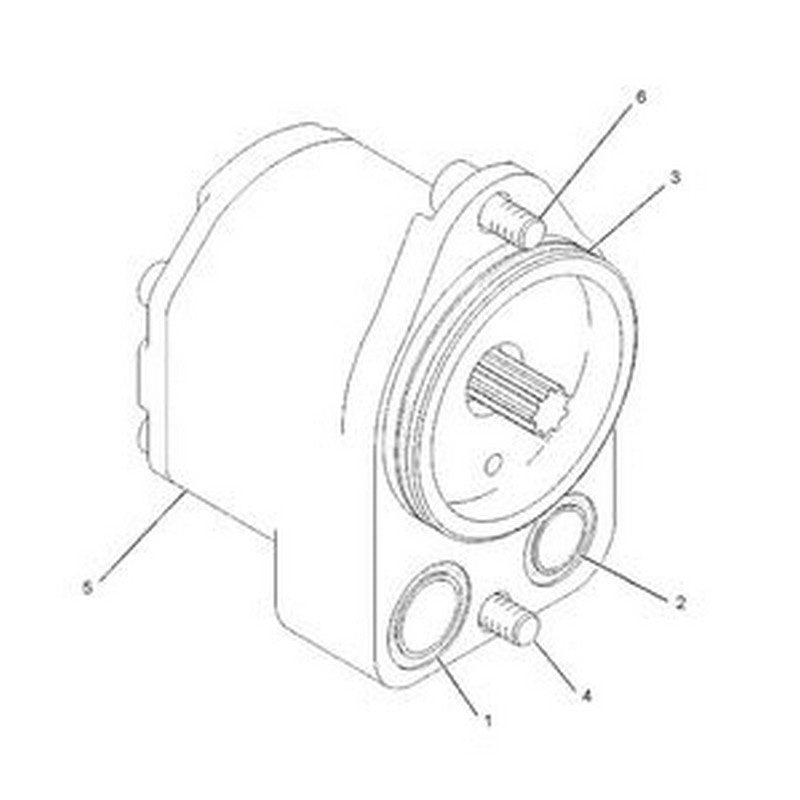 10T Gear Pump 177-2577 for Caterpillar CAT Excavator 330C L 330C LN 345B II W345B II