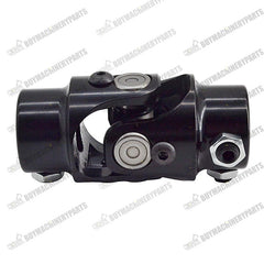 11/16" 36 Spline X 3/4" DD Steering U Joint Coupler Single Black Universal Shaft - Buymachineryparts