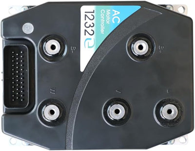 Controlador de velocidad de motor de CA 1232E-2321 de 24 V/48 V y 250 A (compatible con camiones de manipulación de materiales Curtis, montacargas eléctricos y carritos de golf).