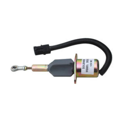 12V 2 Terminals ShutDown Solenoid 063941-000 for Kubota Engine DF750 UpRight Scissor Lift XRT27 XRT33 LX31 LX41