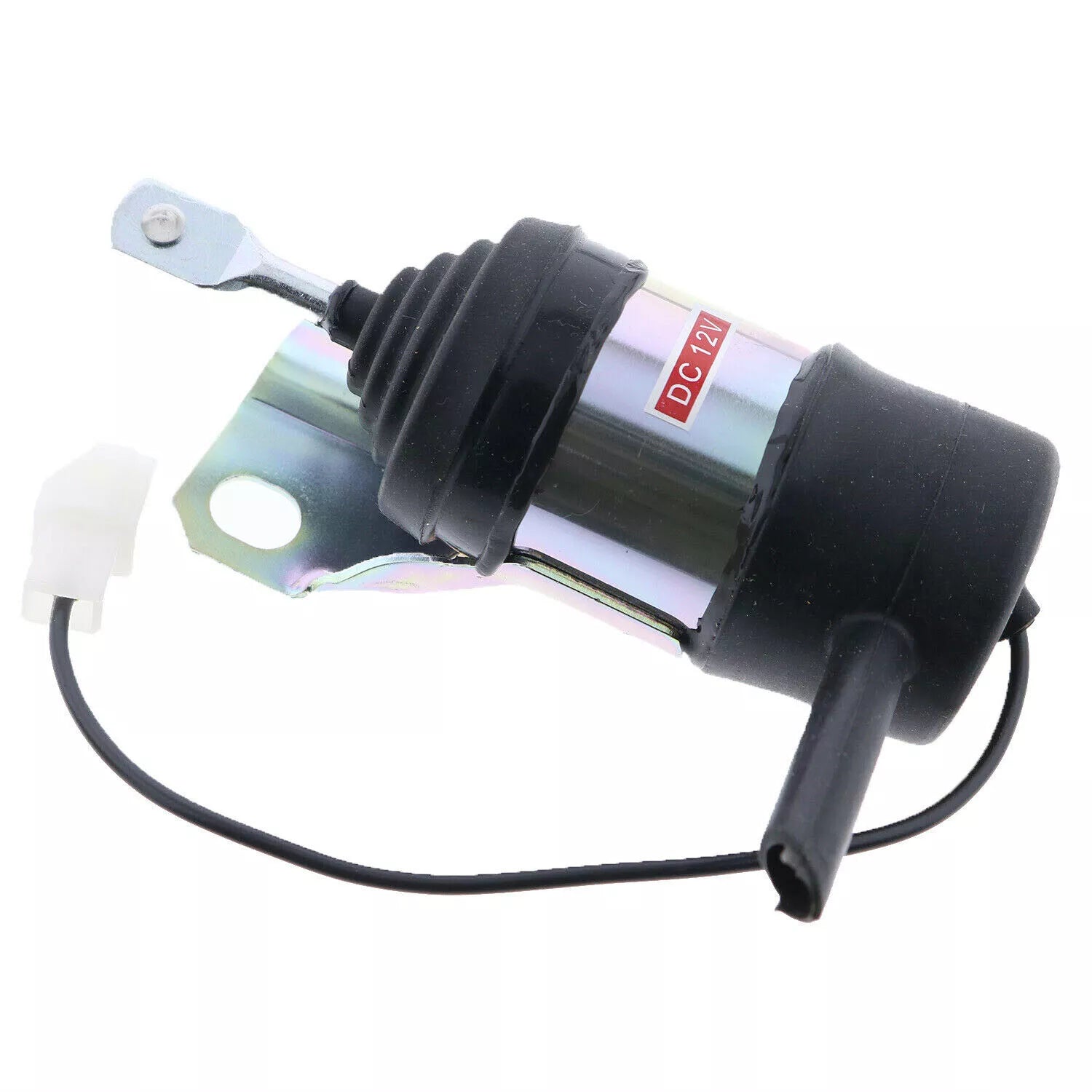 12V Fuel Shut Off Solenoid 6655120 for Kubota Engine V2203 Bobcat B300 BL370 BL470 BL475 BL570 BL575 231