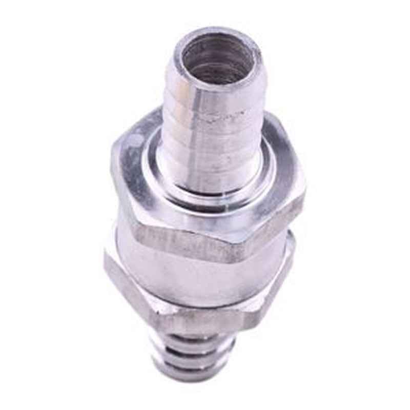 12mm One-Way Check Valve for Gas/Bio Fuel Line - 7/16' to 1/2' ID
