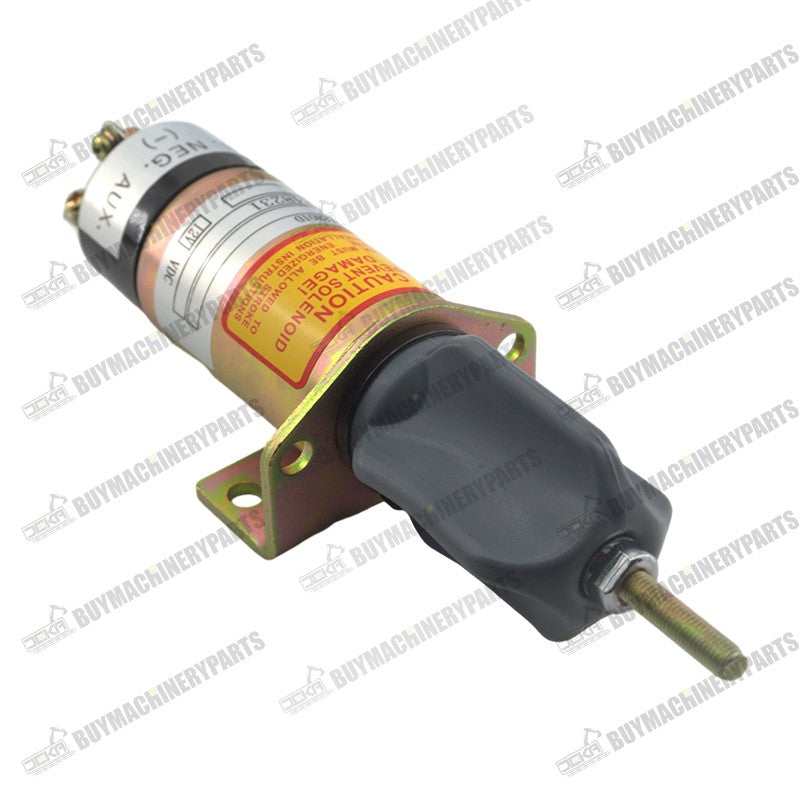 12V 3 Terminals Shutdown Stop Solenoid 2848231 for Perkins Engine 4.108 4.165 T6.3544 6.3544 - Buymachineryparts