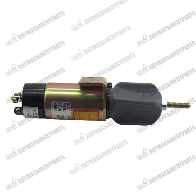 12V 3 Terminals Shutdown Stop Solenoid 2848231 for Perkins Engine 4.108 4.165 T6.3544 6.3544 - Buymachineryparts