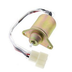 12V Fuel Shut Off Stop Solenoid Valve 2503531 for Yanmar Cummins Excavator - Buymachineryparts