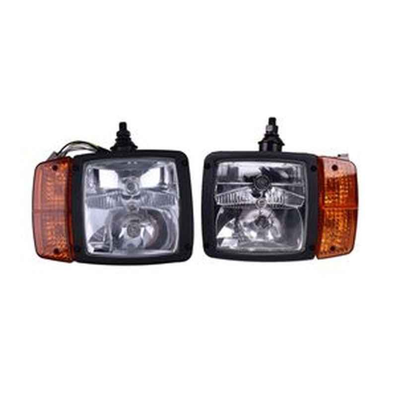 12V Headlight Pair AZ54038/54037 for John Deere Tractor Models