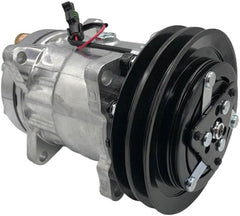 12V A/C Compressor 8091 32767G 04437338 for  Sanden SD7H15 Deutz Fahr Hurlimann Lamborghini & Same Tractor