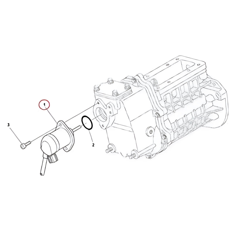 12V Shutdown Stop Solenoid Valve VOE17271218 for Volvo Excavator ECR50D