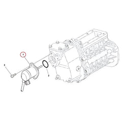 12V Shutdown Stop Solenoid Valve VOE17271218 for Volvo Excavator ECR50D