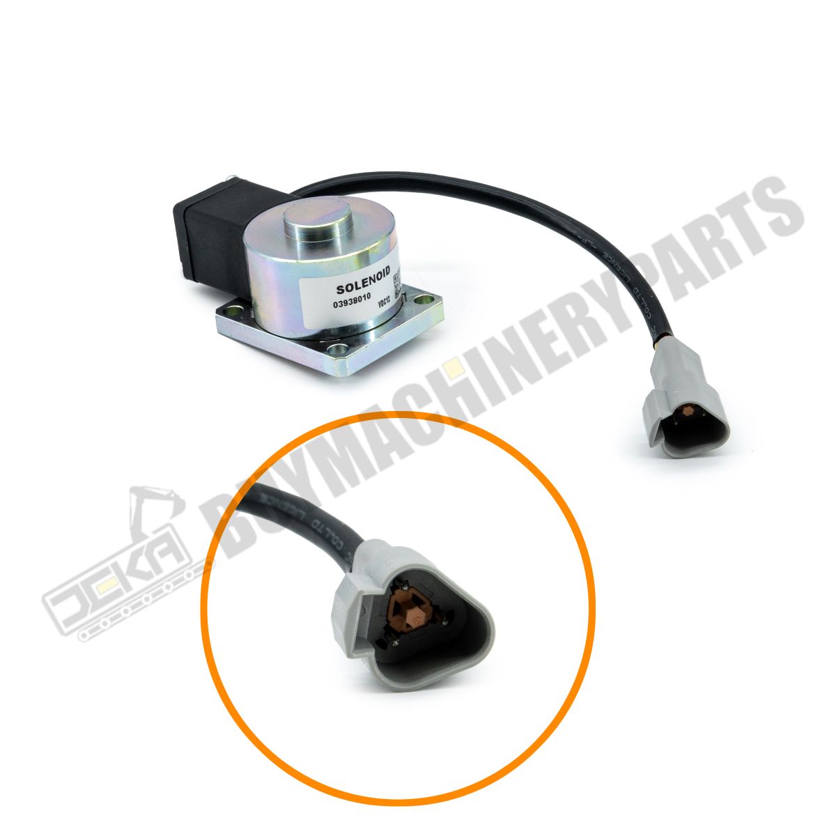 12V Solenoid 03938010 for Hatz Engine L M 3L313C