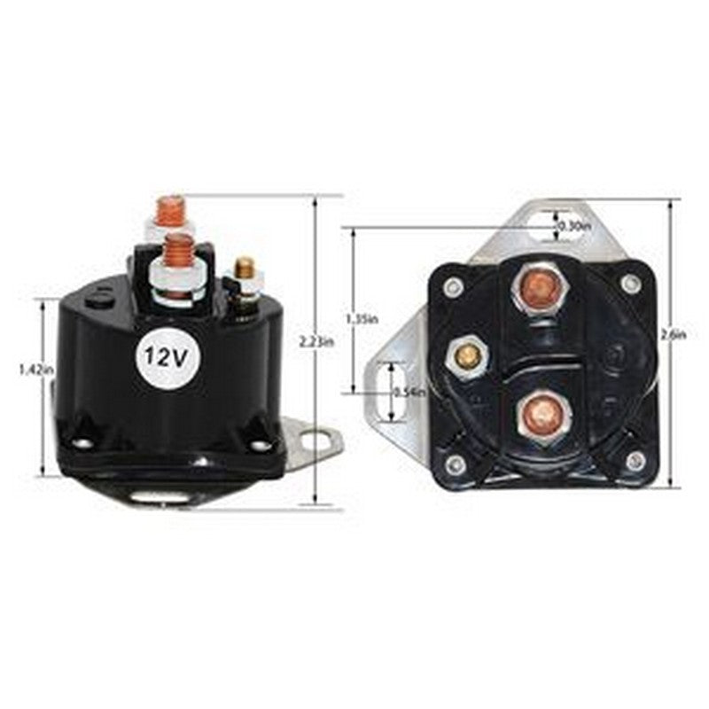 12V Starter Solenoid Relay E7TZ-11450-B for Cub Cadet 108 109 1204 2072 2160 2164 2165 Ford F-250 F-350 F-450 F-550 Ranger - Buymachineryparts