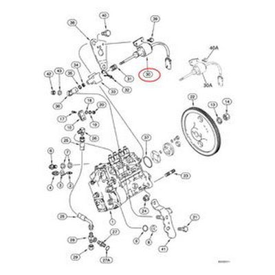 For Case IH Tractor MX100 MX120 580SL 686G 1840 SPX3150 Fuel Shutoff Solenoid J932529 - Buymachineryparts