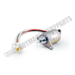 12V Stop Solenoid M807176 for Yanmar Engine 2V78C John Deere Tractor 355D GX355 Front Mower F735