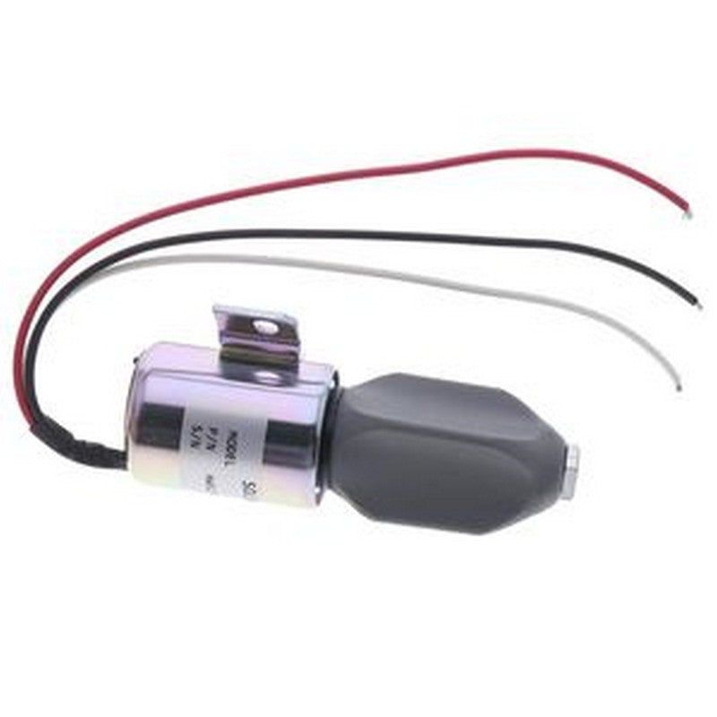 12V Stop Solenoid SA-3786-12 1753ES-12E6ULB1S1 for Kubota Diesel Engine 21HP 91-05 Grasshopper Mower 721D2 - Buymachineryparts