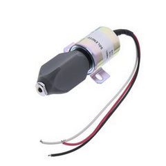 12V Stop Solenoid SA-3786-12 1753ES-12E6ULB1S1 for Kubota Diesel Engine 21HP 91-05 Grasshopper Mower 721D2 - Buymachineryparts