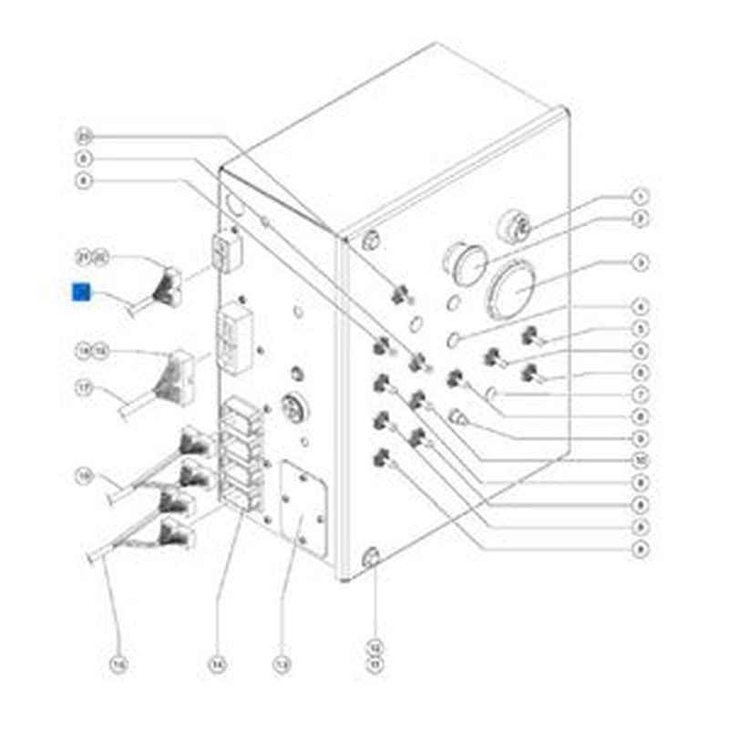12V Top Plate Harness 88723-69700GT for Genie Boom Lift Z-45