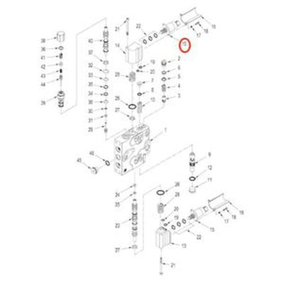 12V Solenoid Valve 87481354 87354468 for New Holland Tractor T8.360 T9060 TG210 TJ530 Boomer 8N