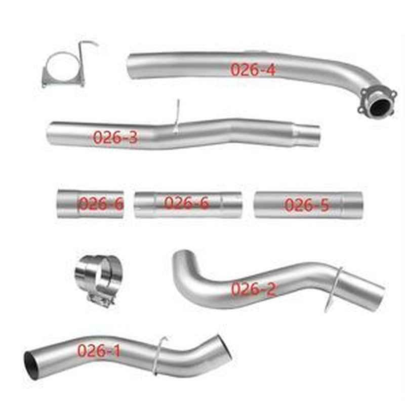 5'' 4-Bolt Exhaust Flanges for 6.6L Duramax L5P Chevy Silverado GMC Sierra 2017-2023