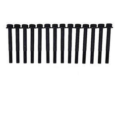 14-Piece Cylinder Head Bolt Kit YM119810-01200 for Komatsu Excavator 3D75/76E/78AE