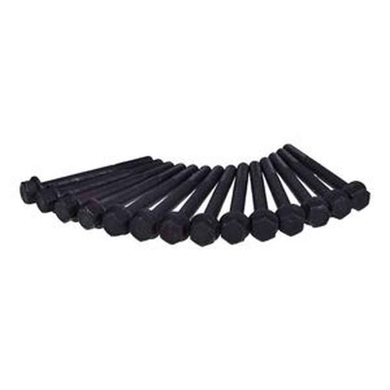 14-Piece Cylinder Head Bolt Kit YM119810-01200 for Komatsu Excavator 3D75/76E/78AE