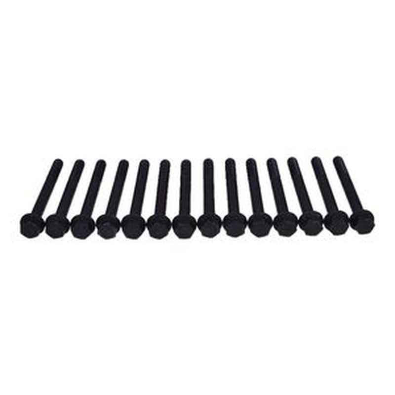 14-Piece Cylinder Head Bolt Kit YM119810-01200 for Komatsu Excavator 3D75/76E/78AE
