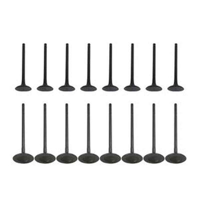 16-Piece Intake & Exhaust Valve Set LR010863 LR010698 for Land Rover Range Rover Sport