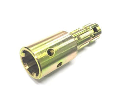 PTO Adapter 1-3/8" 6 Spline Female X 1-1/8" 6 Spline Male - Extends PTO 2-7/8" Farmer Bob's Parts 23251