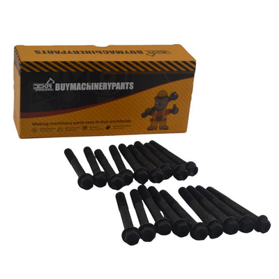 18Pcs Cylinder Head Bolt 19013-03450 for Kubota Engine V2403 V2203 V2003 - Buymachineryparts