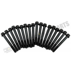 18 tornillos de culata 19202-03450 para motor Kubota V1902, excavadora KX101 KX151, tractor L175 L185 L225 L2050 L235 L245 L4150