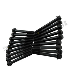 18 tornillos de culata 19202-03450 para motor Kubota V1902, excavadora KX101 KX151, tractor L175 L185 L225 L2050 L235 L245 L4150