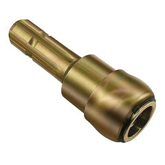 Adaptador de libertação rápida para tomada de força VTF6010, fêmea 1 3/8" e 6 estrias, macho 1-3/8" e 6 estrias (fêmea de 1,375 polegadas, macho de 1,375 polegadas), estende a tomada de força em 4 5/16"; comprimento: 6 1/2"