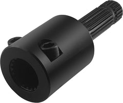 Adaptador de toma de fuerza para tractor de servicio pesado de 1-3/4" 20 estrías a 1-3/8" 21 estrías, 1 3/4" 20 estrías hembra, 1 3/8" 21 estrías macho