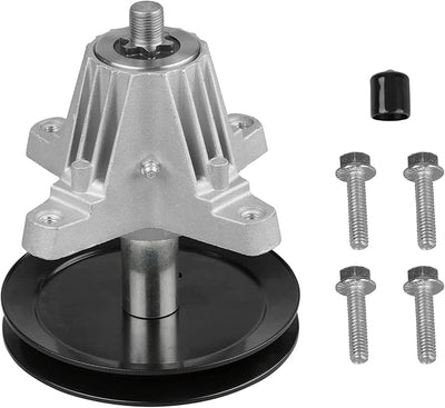 Spindle Fit for Troy Bilt Pony Mower - 918-06991 Greaseable Spindle Assembly Fit for MTD Huskee Craftsman T1000 T1200 Deck Mower and Troy Bilt TB42 TB2246 Bronco 42