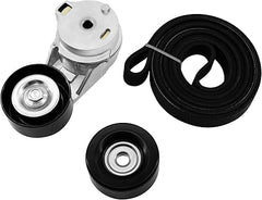 Kit de polea tensora de correa 90K-38178A compatible con Chevy Colorado/GMC Canyon 2004-2012, Hummer H3 2006-2010, Isuzu i-280/i-350 2006, i-290/i-370 2007-2008. Compatible únicamente con motores L4/L5.